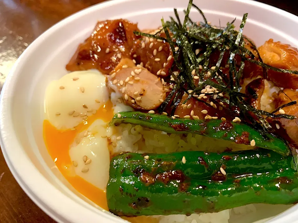 阿波尾鶏の香味焼丼2|半田手延べそうめんの店 阿波や壱兆さん