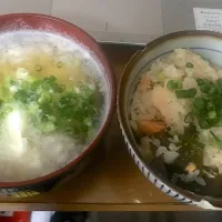 Snapdishの料理写真:炊き込みご飯とお吸い物|ametamasさん