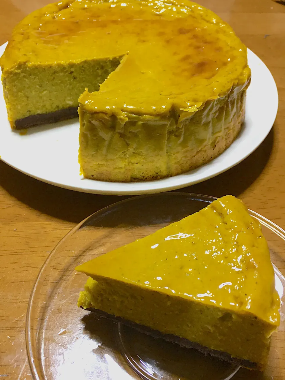 かぼちゃのヘルシーチーズケーキ|ちほんぽさん