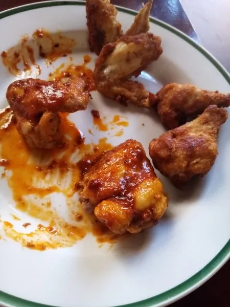 Grilled hot wings and fried wings
#snack#|Sindyさん