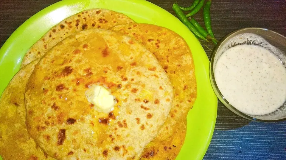 aaloo paratha or potato chapati|ANjali Patleさん