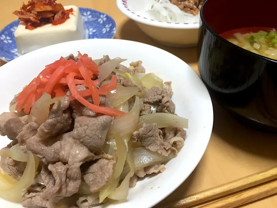 単身赴任中の男飯(豚丼🐷)|おおもりの星さん