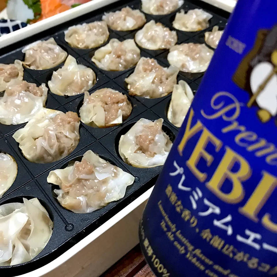 おうち居酒屋🍺ブルーノ で焼売💕|AKKOさん