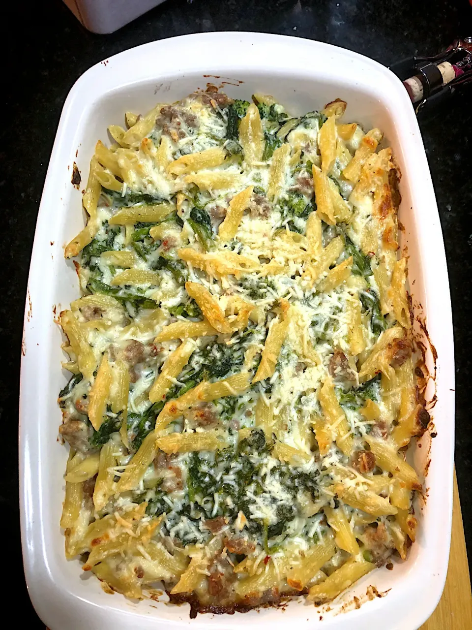 Snapdishの料理写真:Rabe, sausage baked ziti with béchamel sauce.|ernest ristiさん