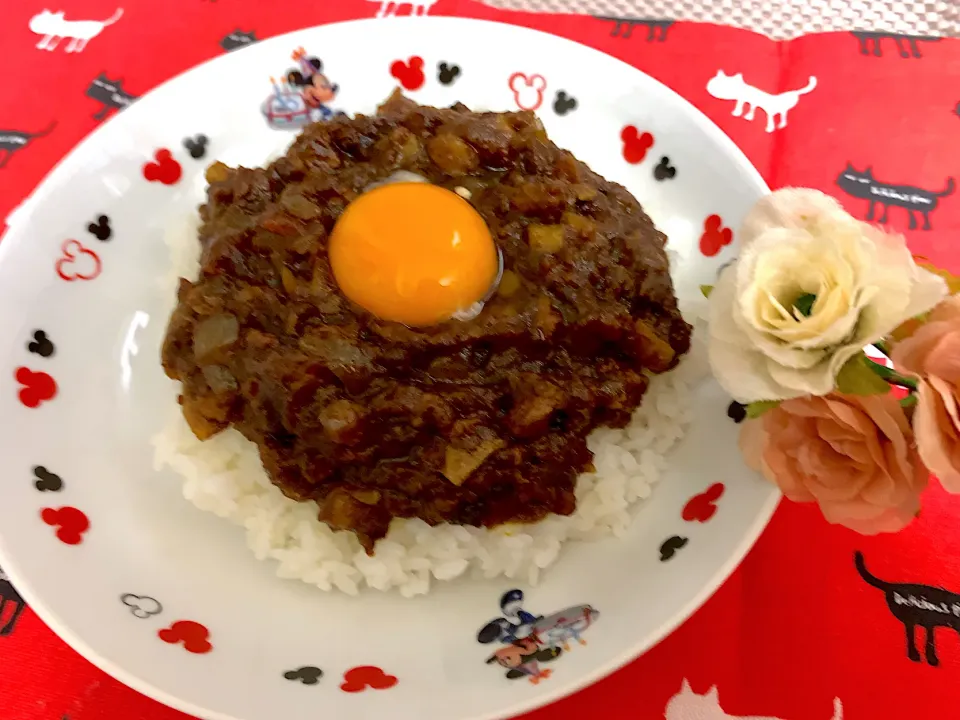 Snapdishの料理写真:4/20(月)キーマカレー|ビーグルさん