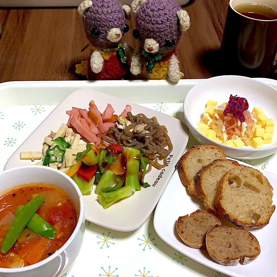 Snapdishの料理写真:お昼ごぱん(　˙-˙　)|chagashiさん