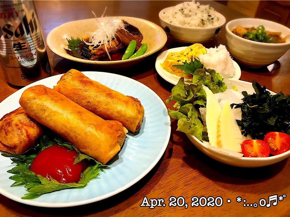 Snapdishの料理写真:2020/04/20晩ごはん〜♡|いく❤️さん