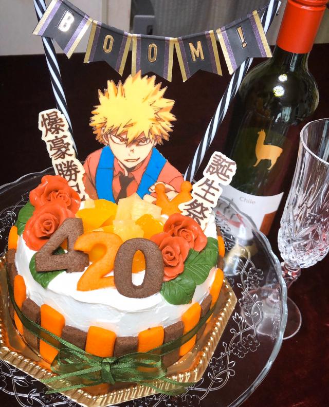 爆豪勝己ケーキ/ひさよ | Snapdish[スナップディッシュ] (ID:bijKGa)