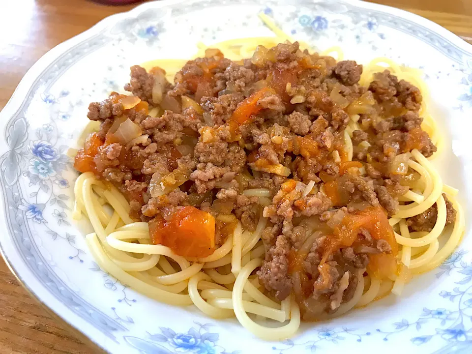 えいぽんさんの料理 手作りミートスパ🍝|えいぽんさん