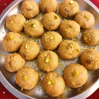 Snapdishの料理写真:wheat flour ladoo|Tripta Mittalさん