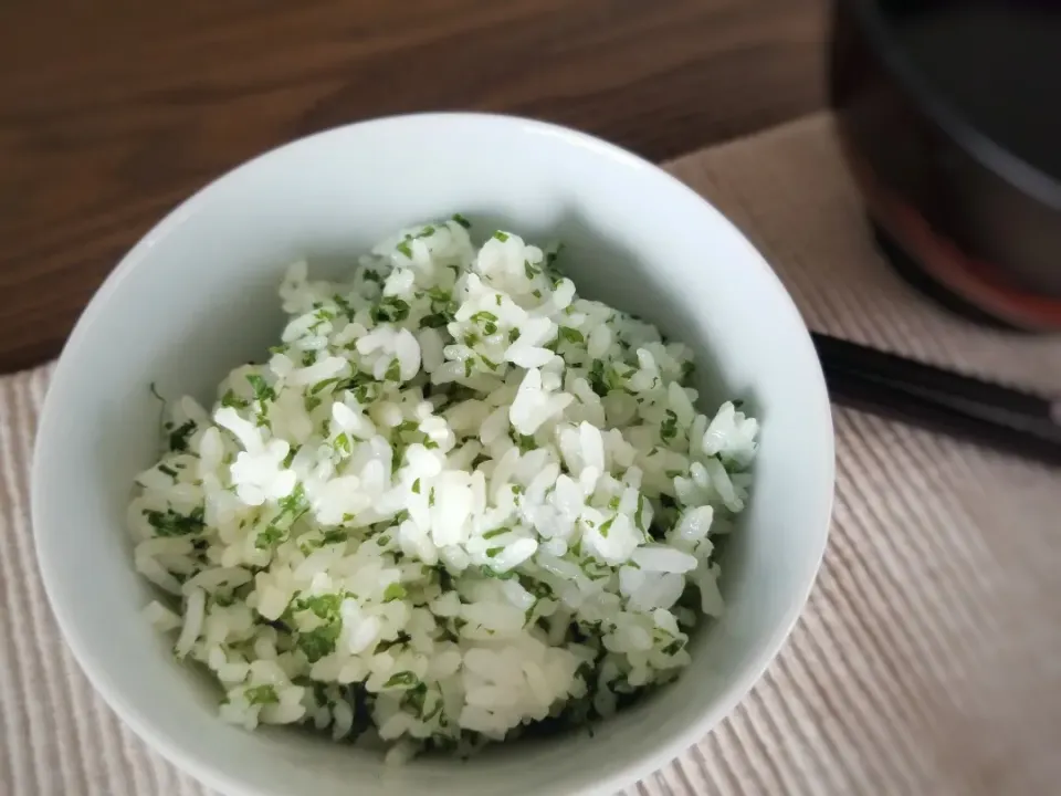 地味に美味しいパセリご飯|ももまさん