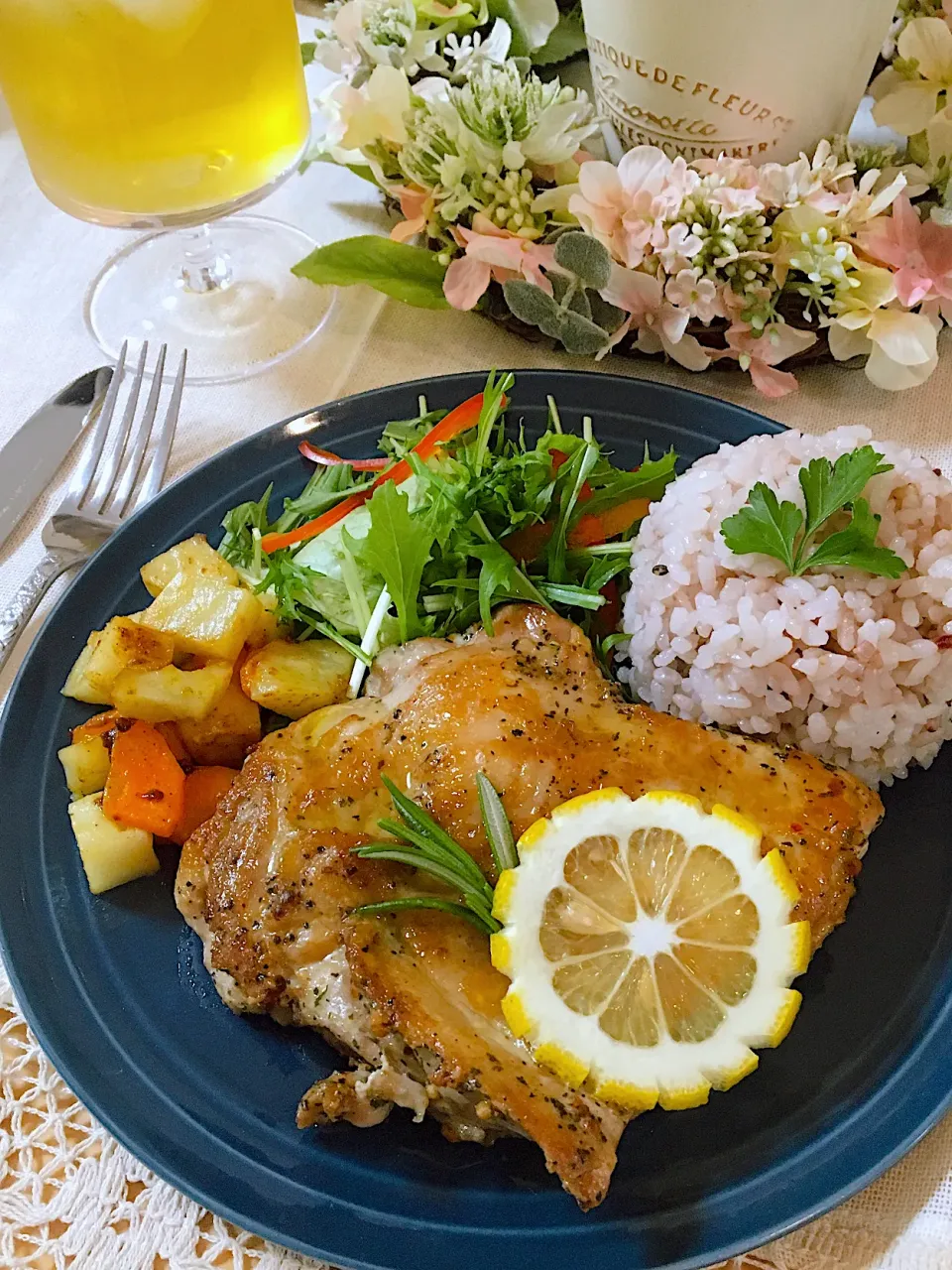 鶏肉のバジルソース焼き|ともちさん