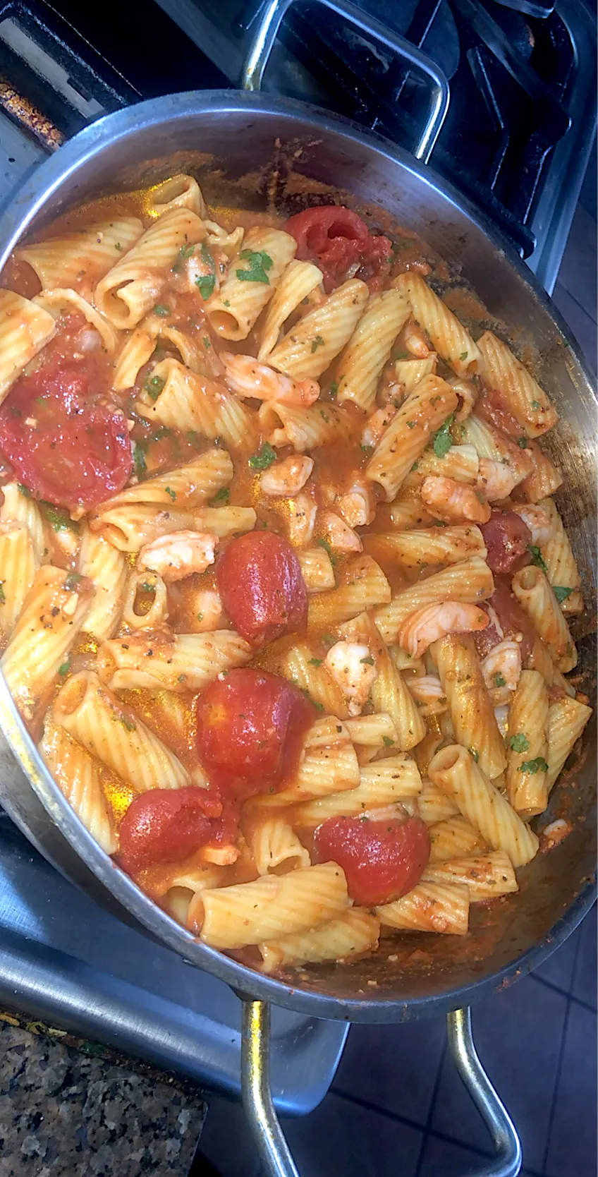 Shrimp Rigatoni in Vodka sauce|Tawanjaさん