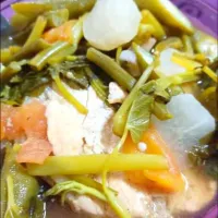 Snapdishの料理写真:Sinigang na Salmon!|Cooking Joyさん