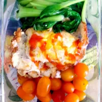 Lunch -vege,eggs,cherry tomatoes|krisさん