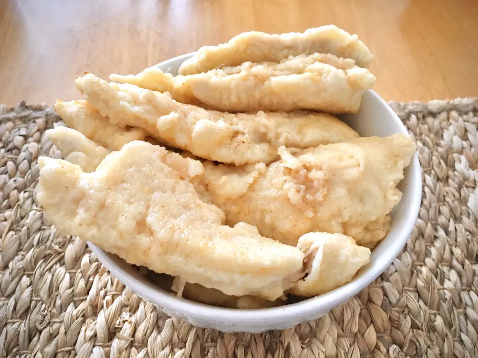 Snapdishの料理写真:ド派手にとり天のみの天丼|gomanmaさん