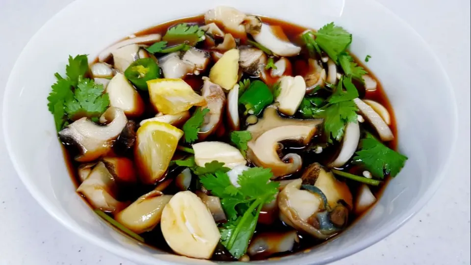 sea snails marinated in soy sauce|steven z.y.さん