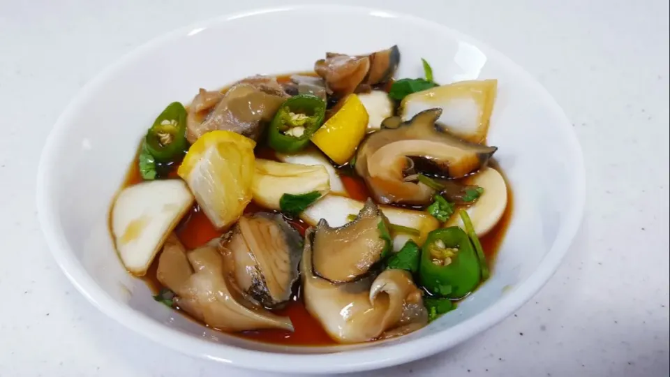 sea snails marinated in soy sauce|steven z.y.さん