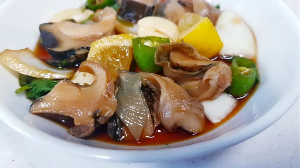 sea snails marinated in soy sauce|steven z.y.さん