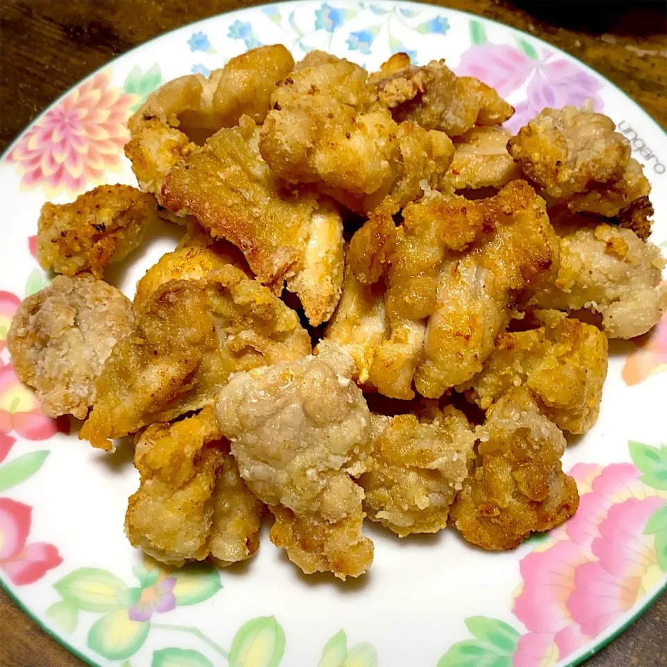 油5㎜だけで揚げる　塩から揚げ|Shirokoさん