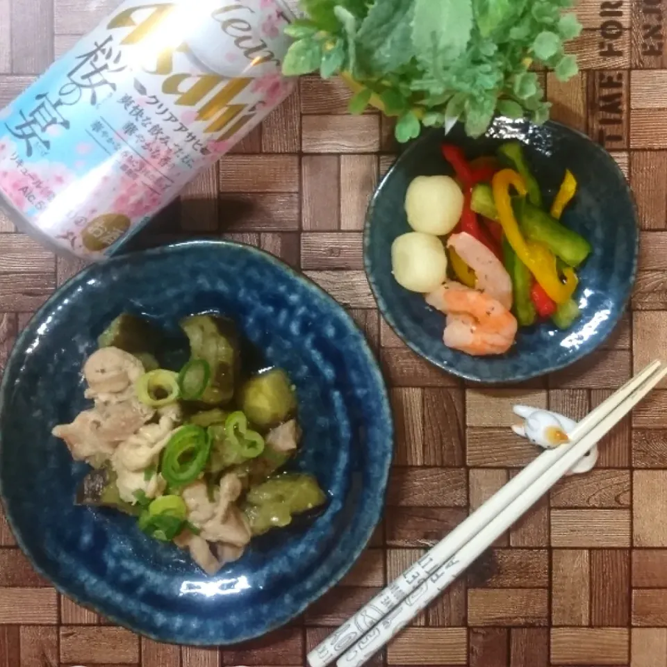 Snapdishの料理写真:パパっとだしうまお料理DE家飲み～😋|fumi ◡̈⋆さん