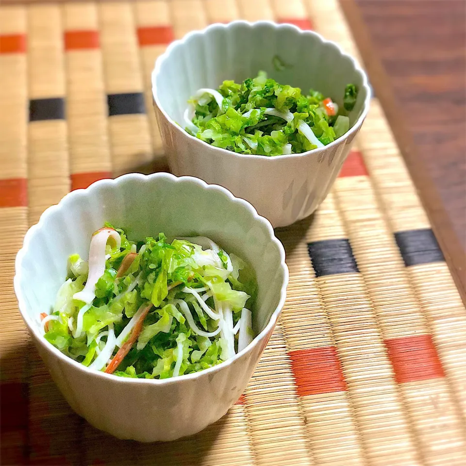 Cabbage Salad with Crab Sticks／春キャベツとカニカマの和えもの|angiee♡さん