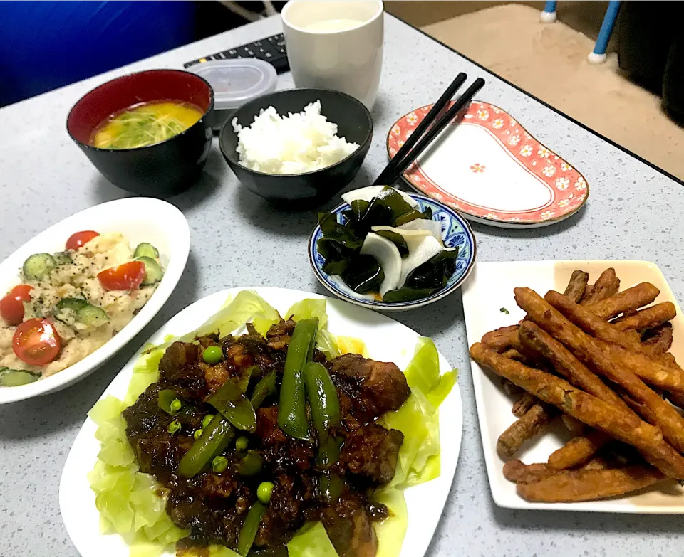 今日の晩ご飯　20200421|Qさん