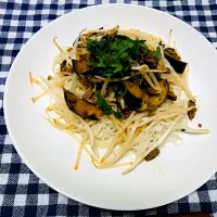 Somen noodle with beef mince and vegi|asa0314さん