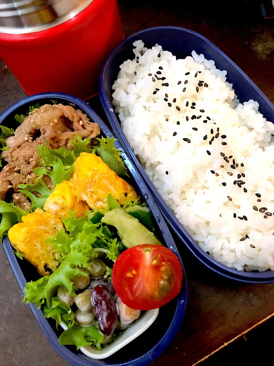 Snapdishの料理写真:いつかのお弁当。休校になる前の娘弁当🍱😋|にょんにょん(ฅ•ω•ฅ)♡さん