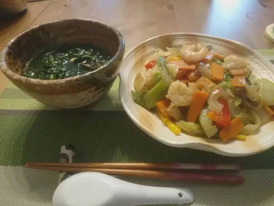 エビ餡掛け焼きそば|Masayo Tachikawa Nogさん