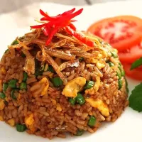 Nasi goreng  ayam ikan teri|Jaim Hasibuanさん