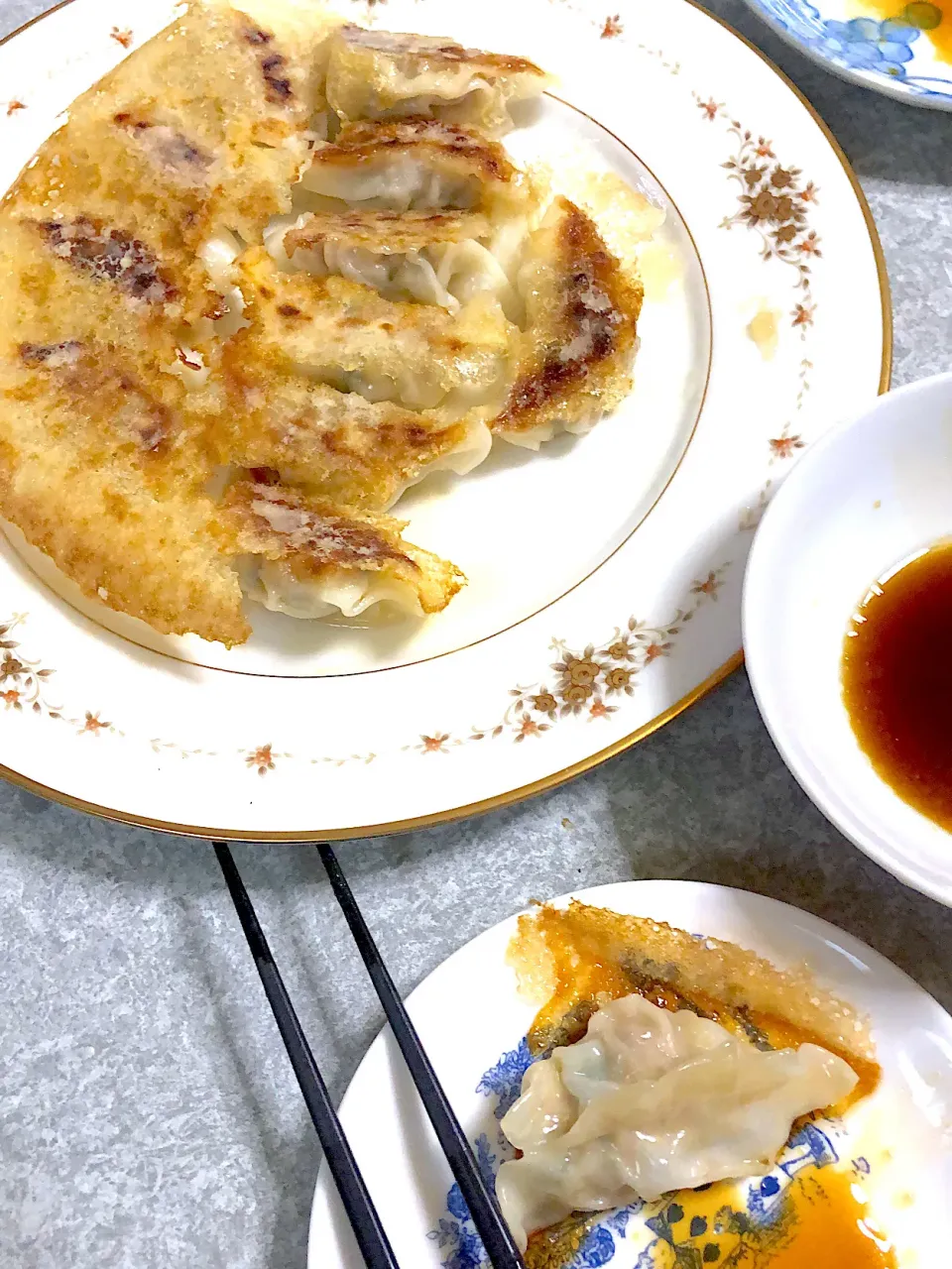 Snapdishの料理写真:Gyoza ala ging🥟🤤|IamMi Chelleさん