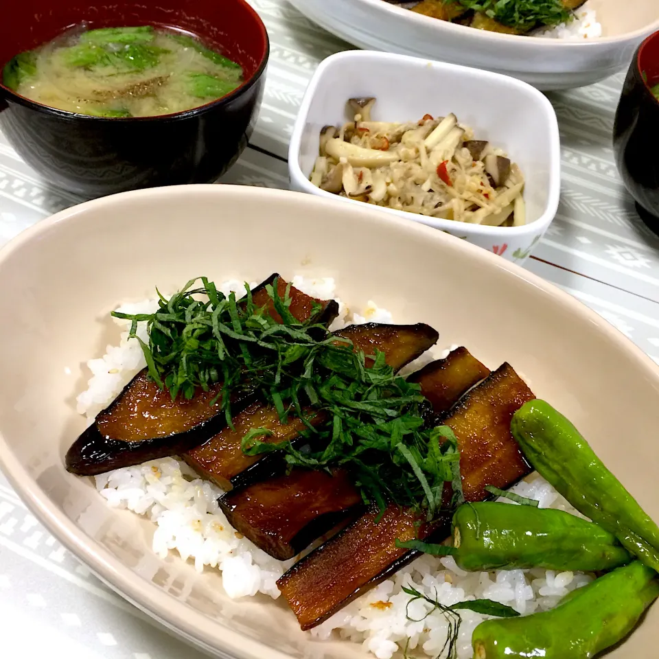 茄子のバター醤油丼🍆|waiwaiさん