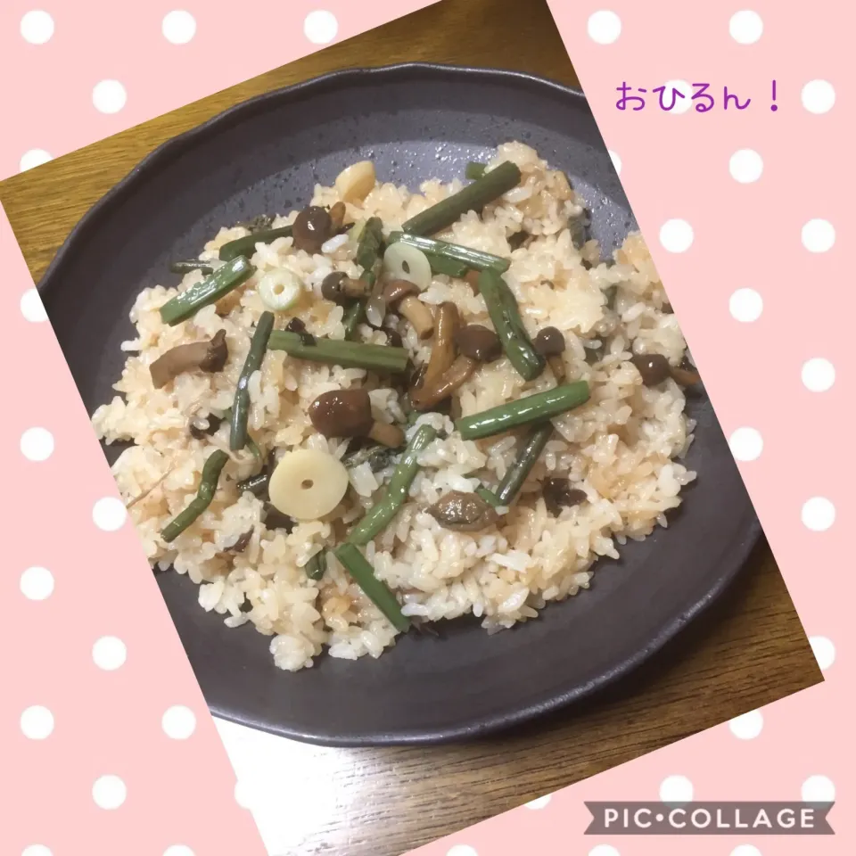 おひるごはんさんの料理 #🌸山菜おこわ|おひるごはんさん