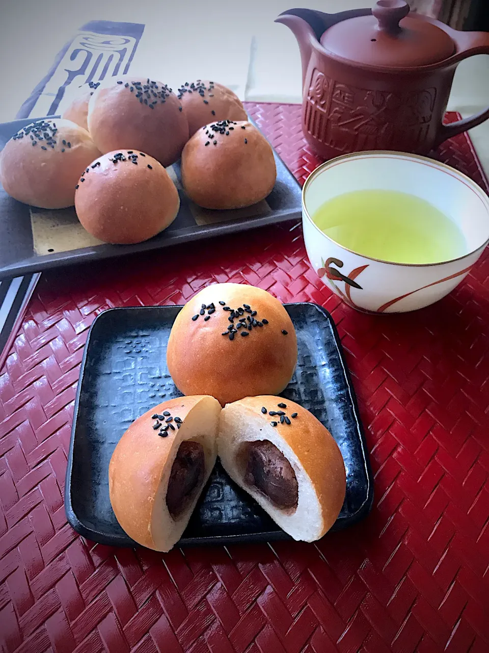 きみちさんの料理 ごまたれ餅イン🍞市販のあんころ餅でトライ！|とんちんさん