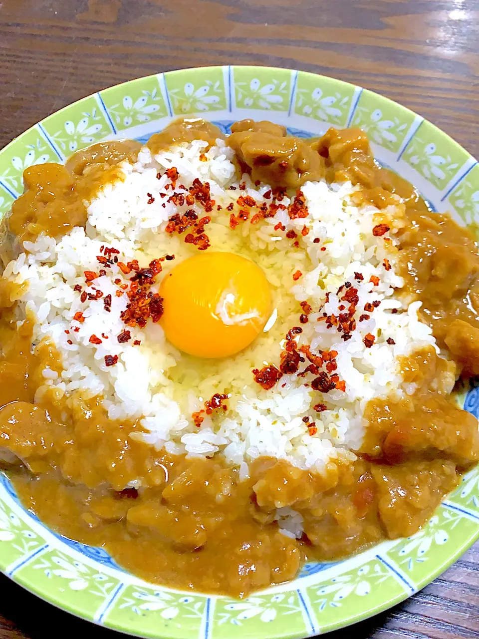 ククレカレー^_^秘密ご飯に柚子胡椒を混ぜました。うますぎる。^_^|きよっさんさん