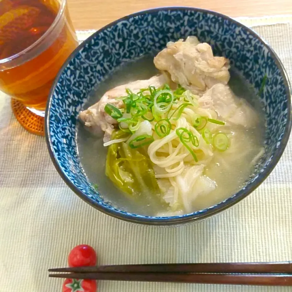 塩白湯ラーメン|トントン六三郎さん