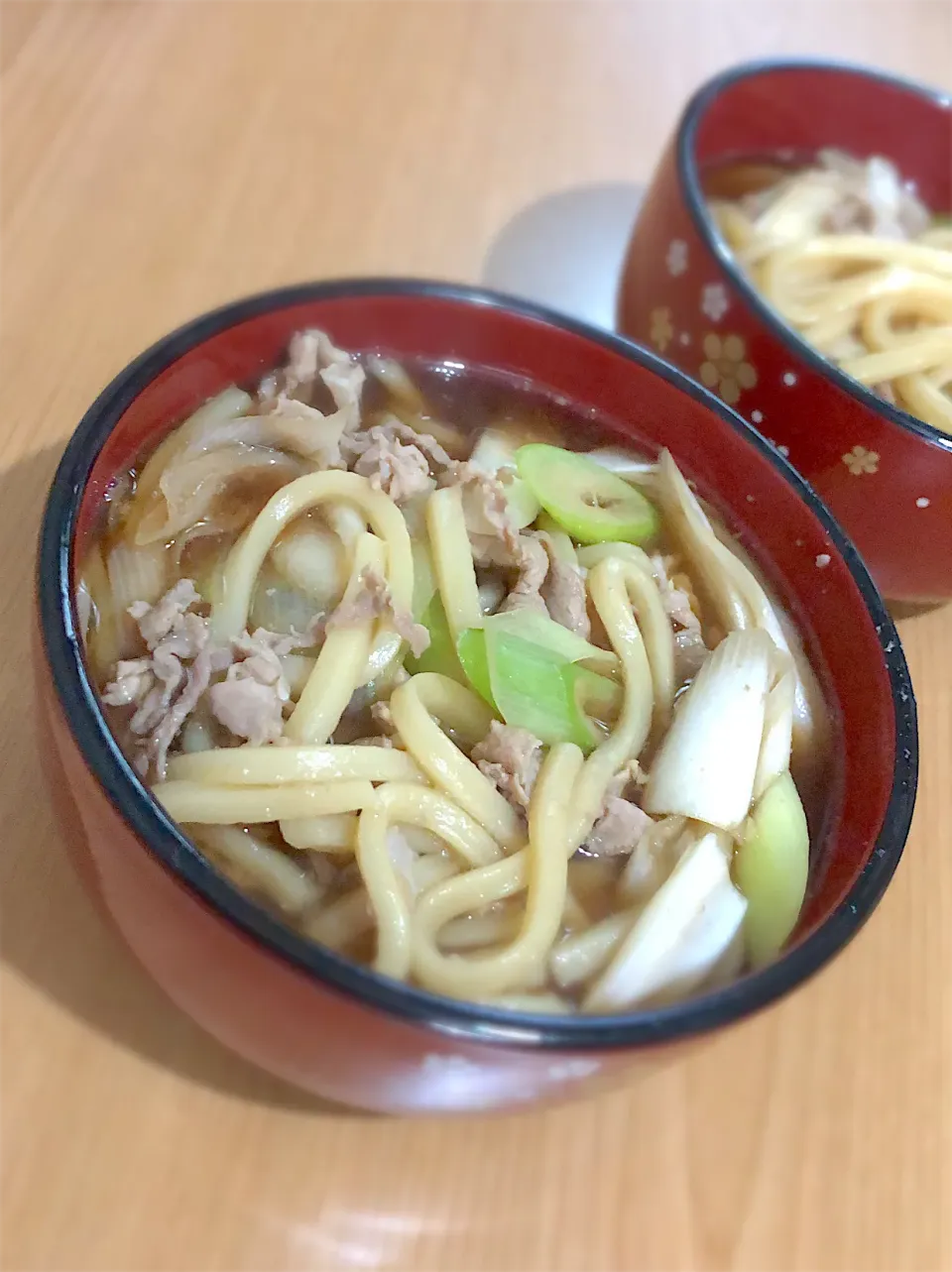 冷凍うどんで肉うどん|にゃんちゅうさん