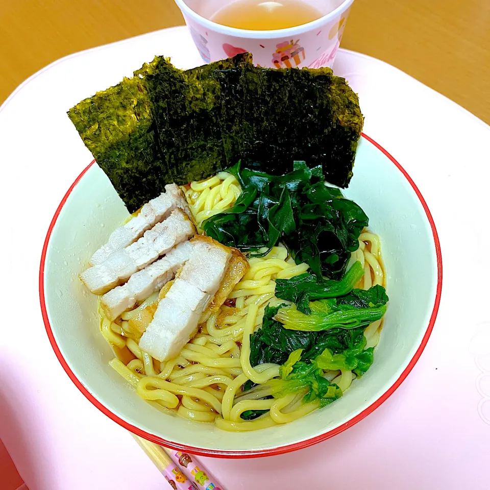 Snapdishの料理写真:3歳娘のランチラーメン🍜|かなママさん