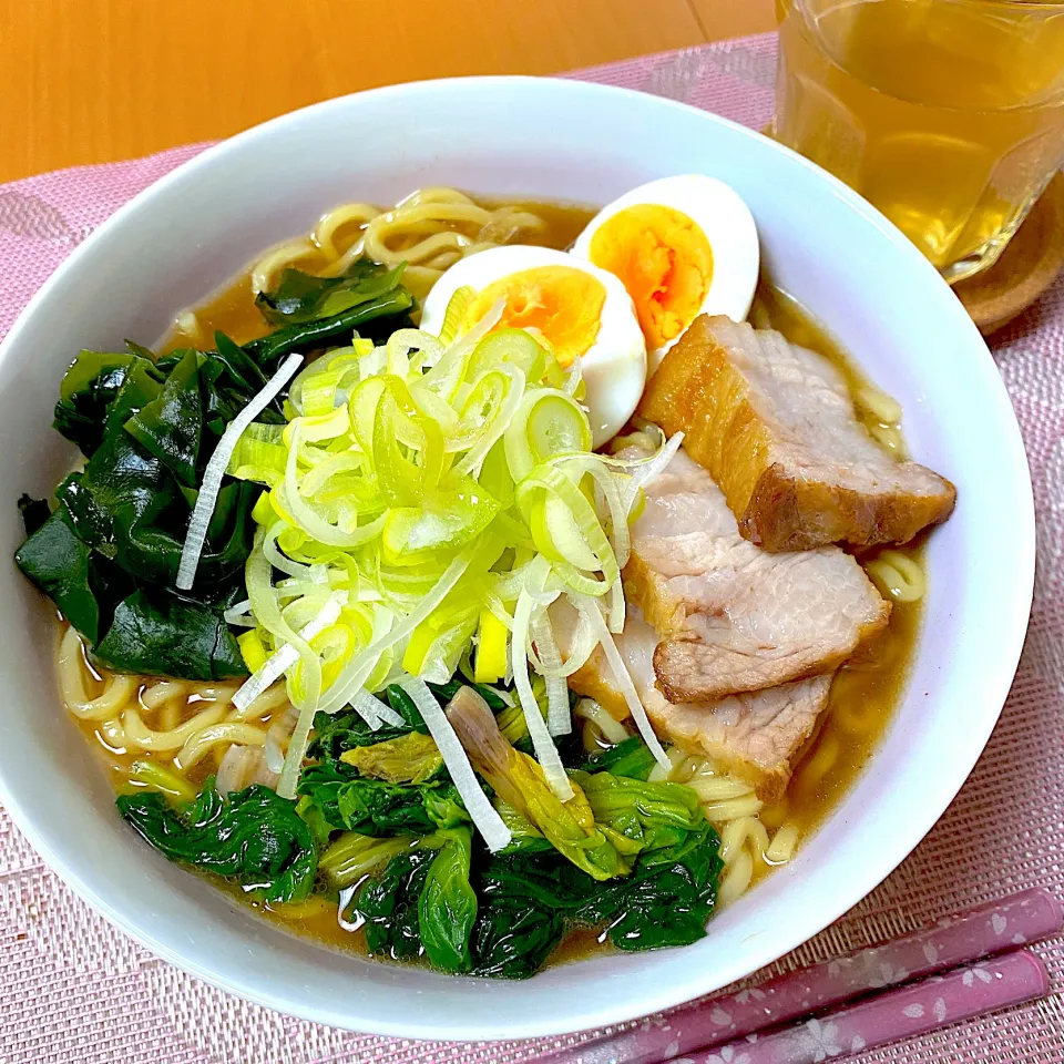 手作りチャーシューのラーメン🍜|かなママさん