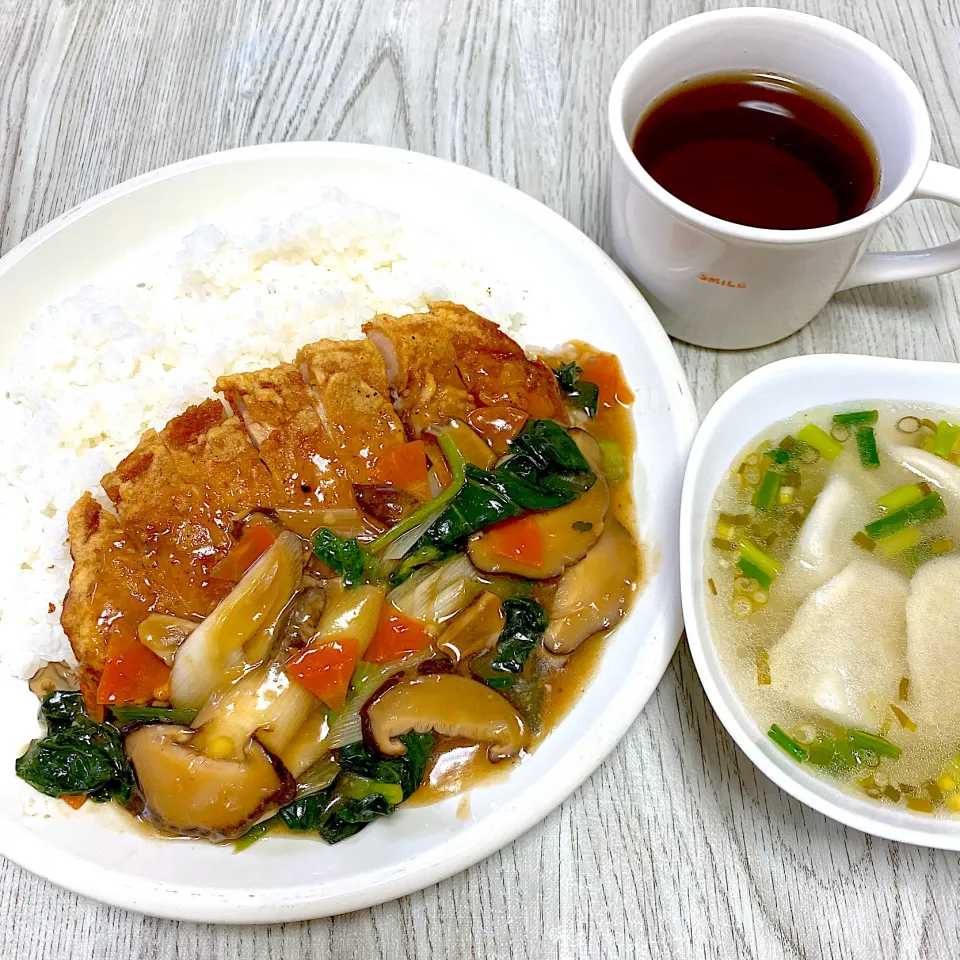 パイコー飯と水餃子スープ|まみっこさん