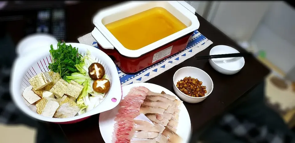 鰤&鯛しゃぶ
大豆とじゃこの甘辛煮|フランさん