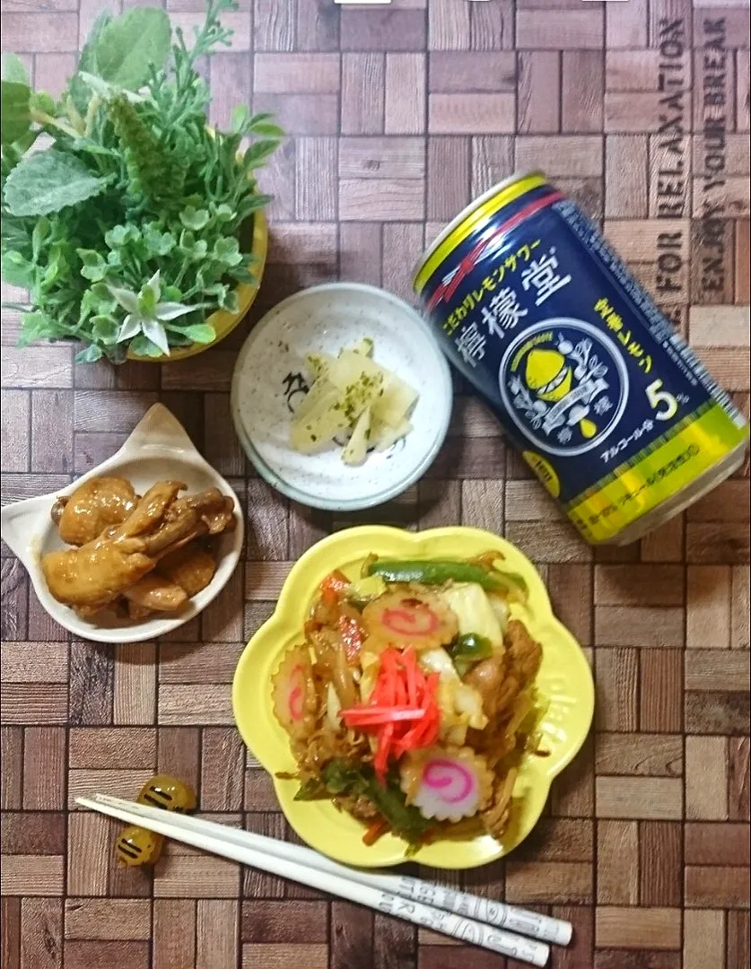 Snapdishの料理写真:からあげビールさんの料理 甘辛照りウマっ♪ビールが進む!オイスター中華手羽先を手羽中で❣⃛おうち居酒屋 開店～😋|fumi ◡̈⋆さん