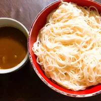 玉ねぎのみ和風だしカレーつけ素麺|めそさん