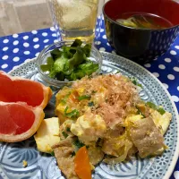 豆腐チャンプル|けぇたんさん