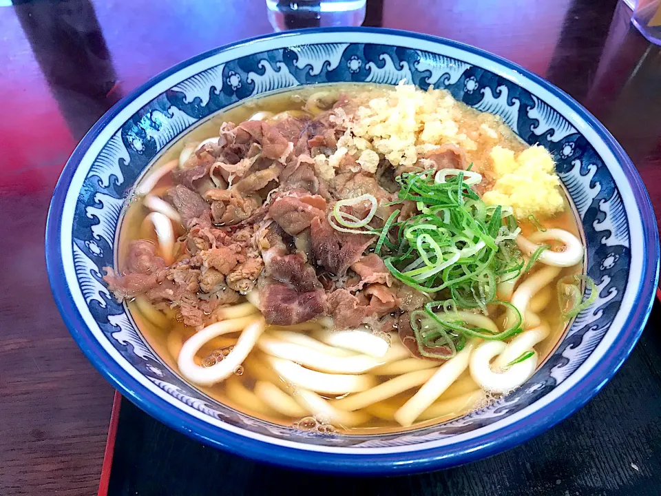 Snapdishの料理写真:牛肉うどん|マハロ菊池さん