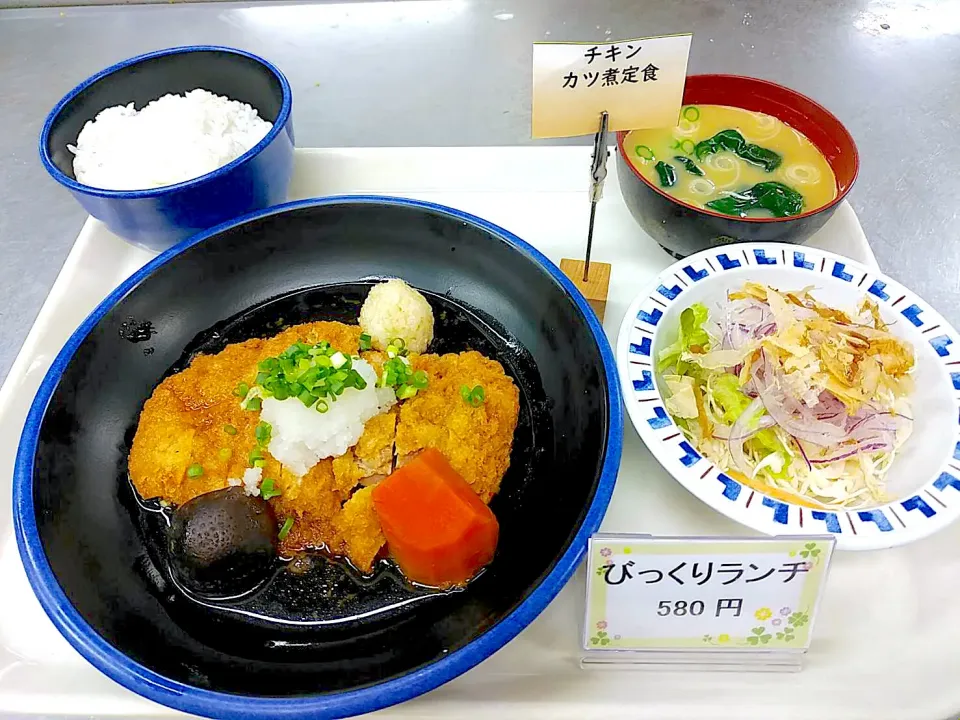 チキンカツ煮定食|nyama1さん