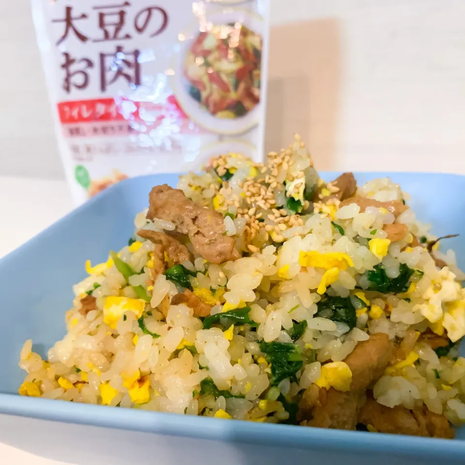 大豆のお肉でギルトフリー炒飯|cocoさん