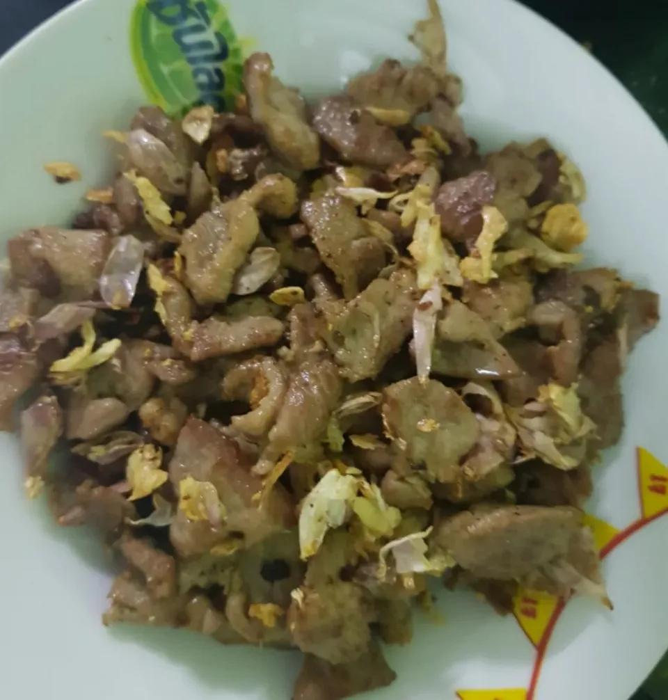 pork fried with garlic|patcookingfeverパットさん