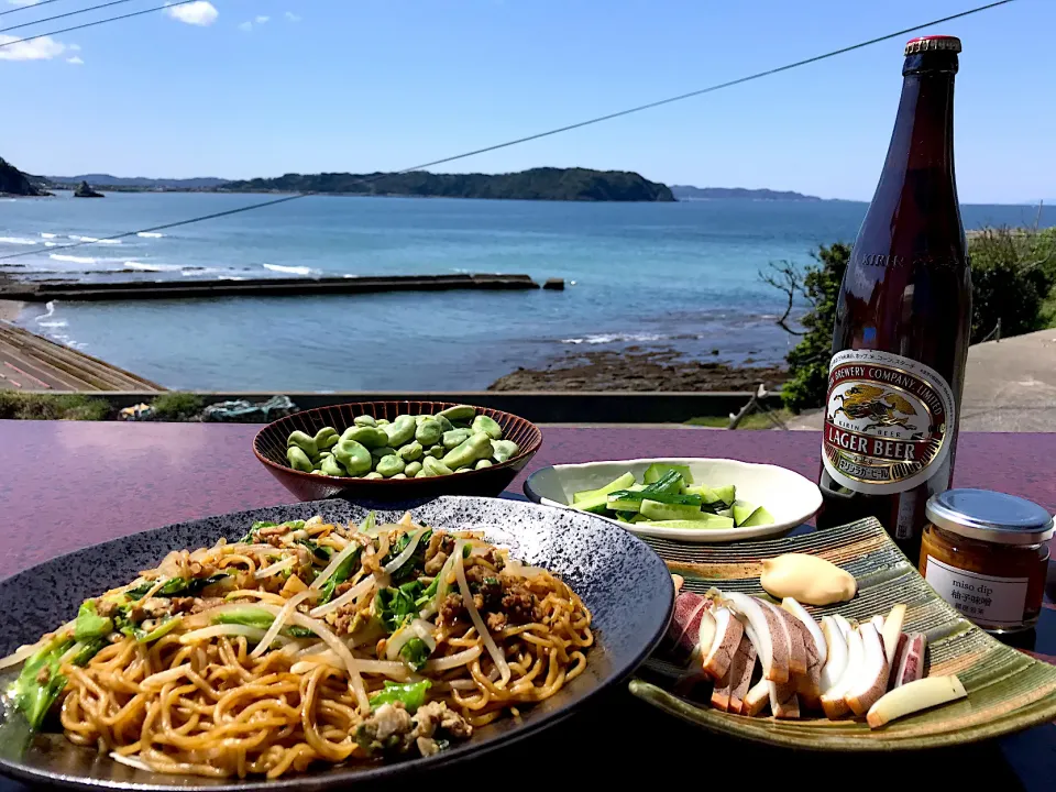 2020.4.25 焼きそばランチ🍻🍻🍻|ゆみずさん